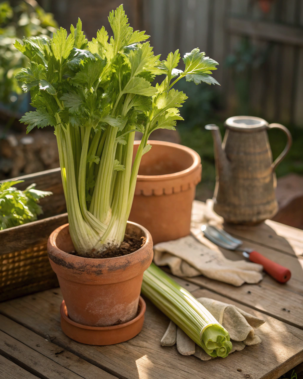 Celery in Containers: The Secret to Crisp Stalks at Home