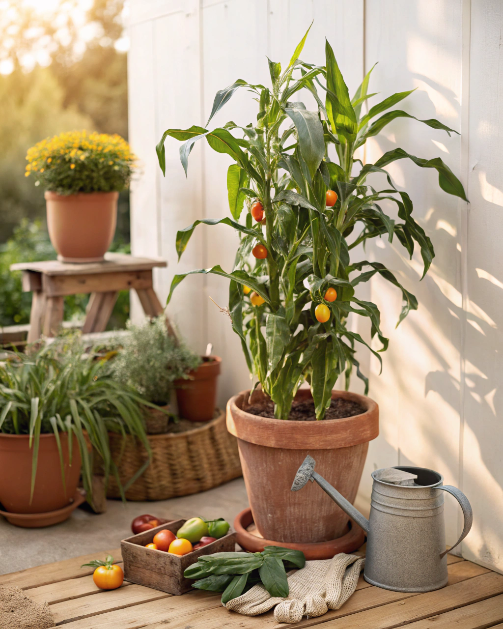 Container Corn? Yes, You Can Grow Corn in Small Spaces!
