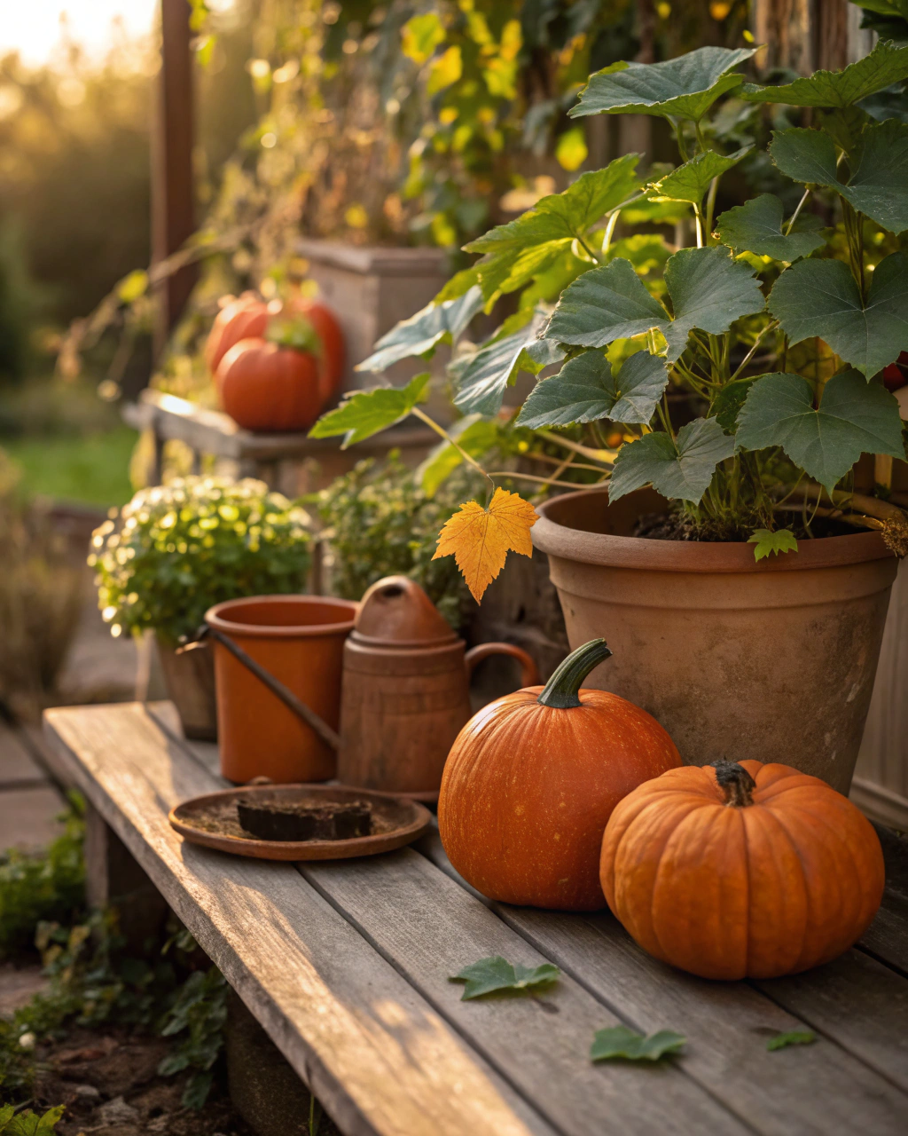 Grow Pumpkins in Pots for Small-Space Halloween Fun