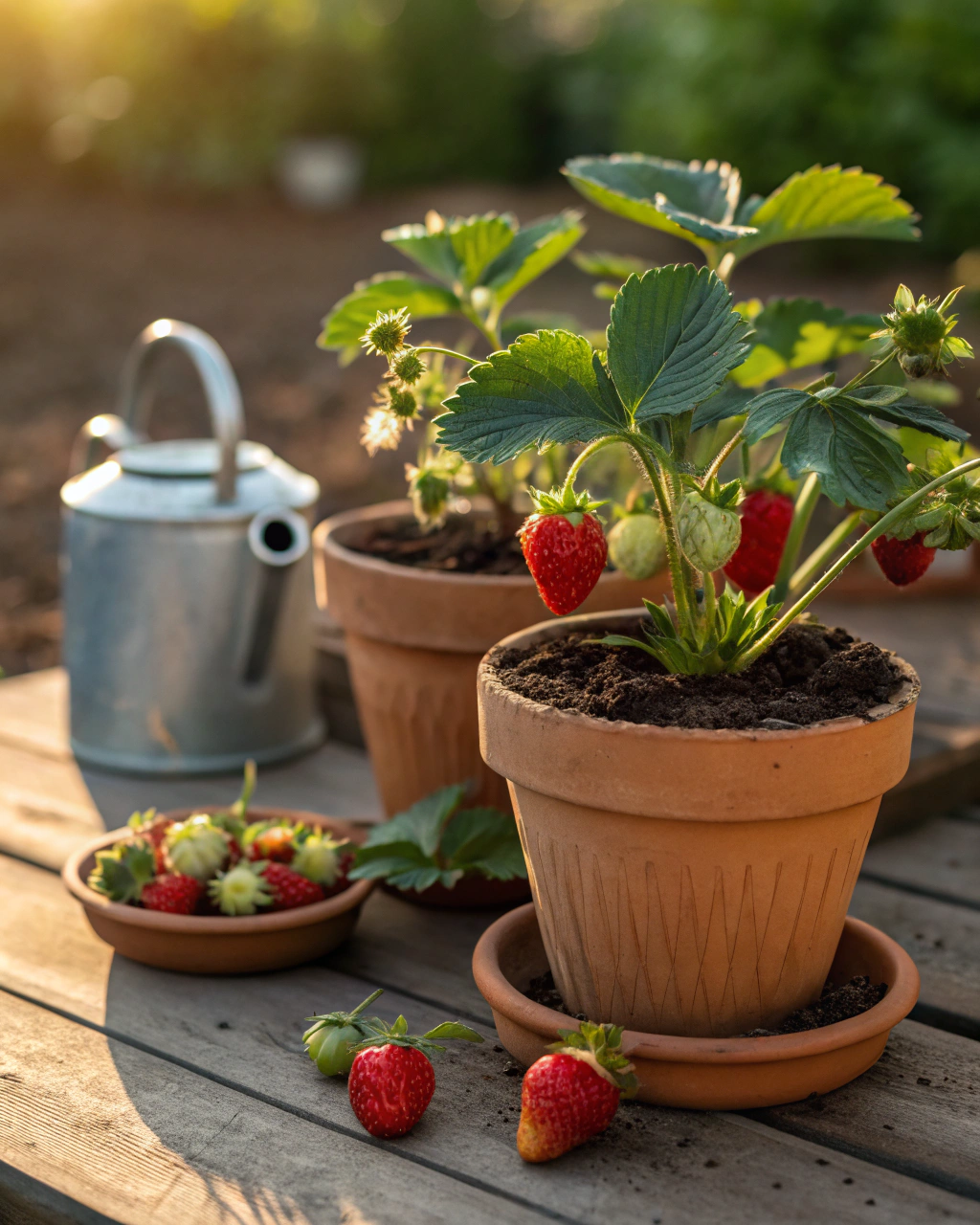 Grow Strawberries in Pots: Fresh Berries on Your Balcony