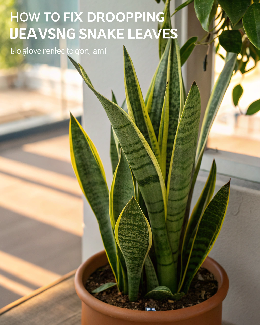 How to Fix Drooping Leaves on Your Snake Plant