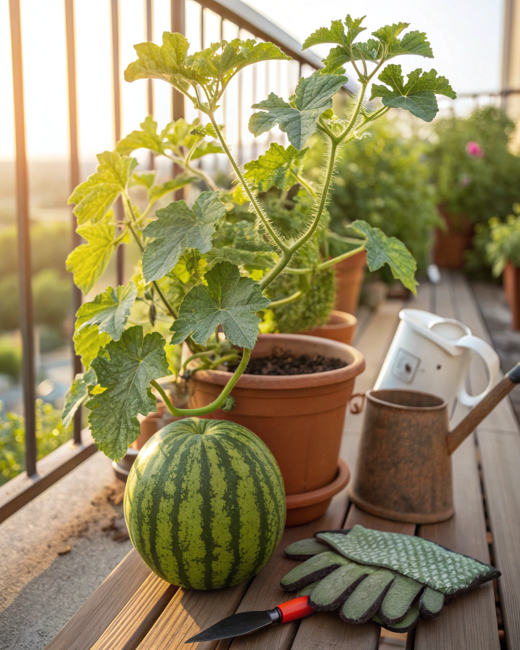 How to Grow Watermelons in Pots on a Sunny Balcony