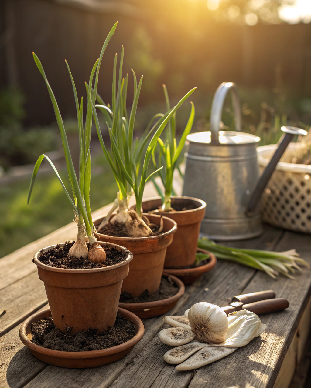 How to Plant Garlic in Pots for Fresh Flavor All Year