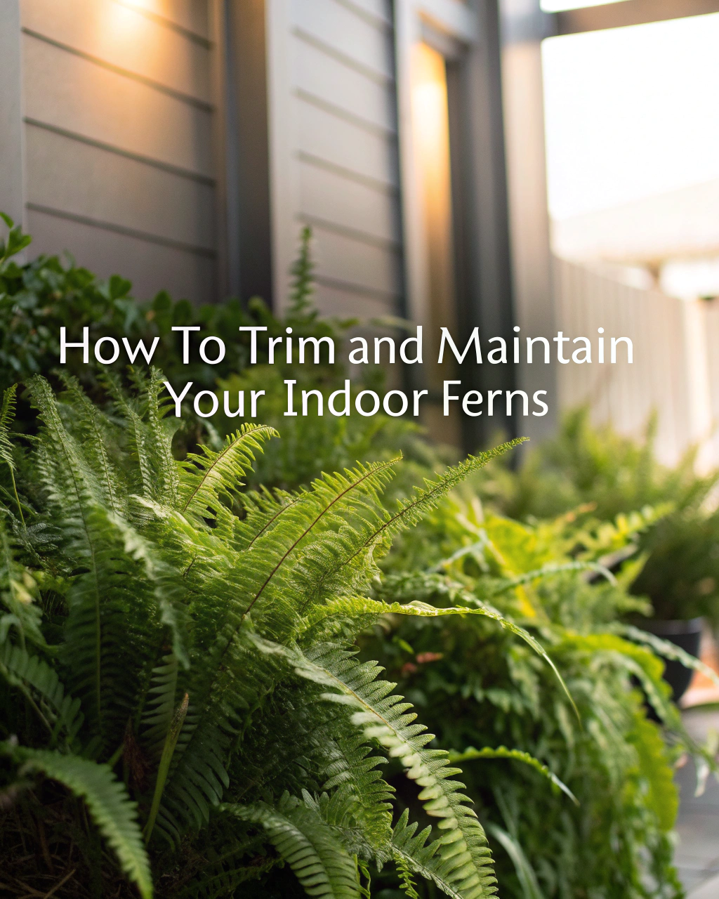 How to Trim and Maintain Your Indoor Ferns