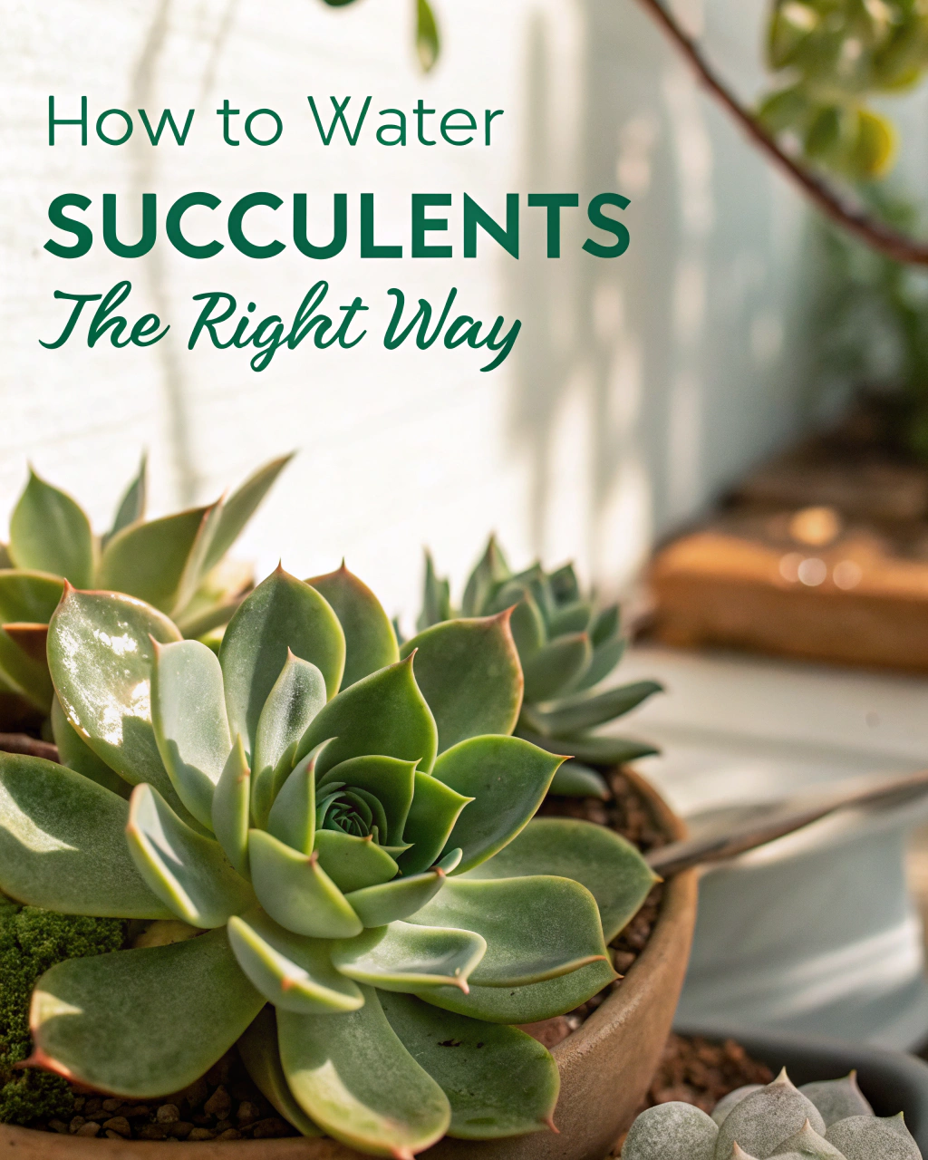 How to Water Succulents the Right Way
