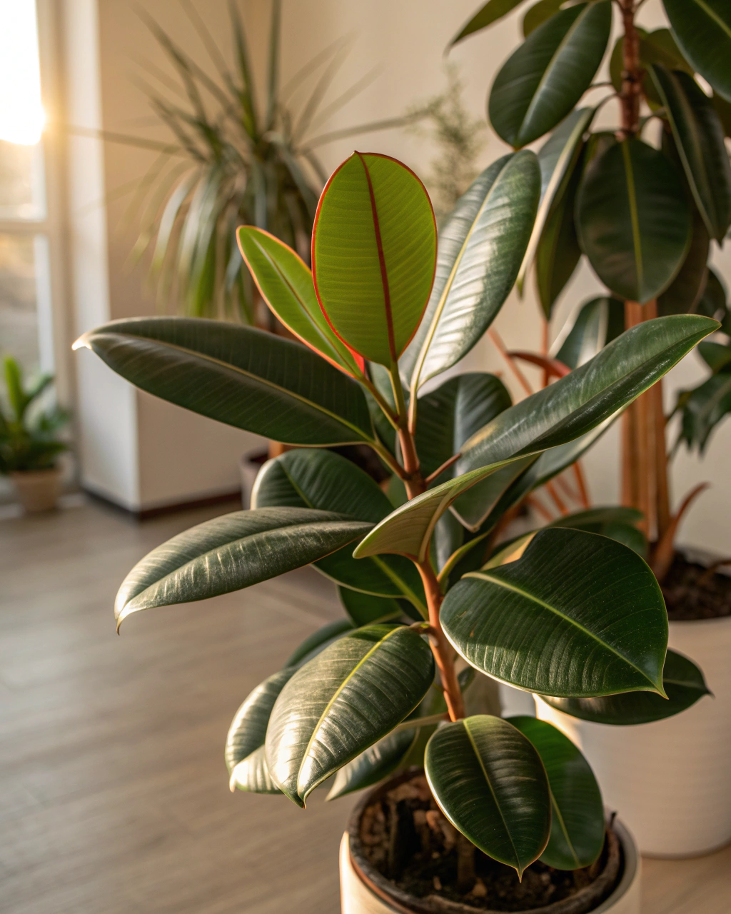 Keeping Your Rubber Plant Leaves Shiny