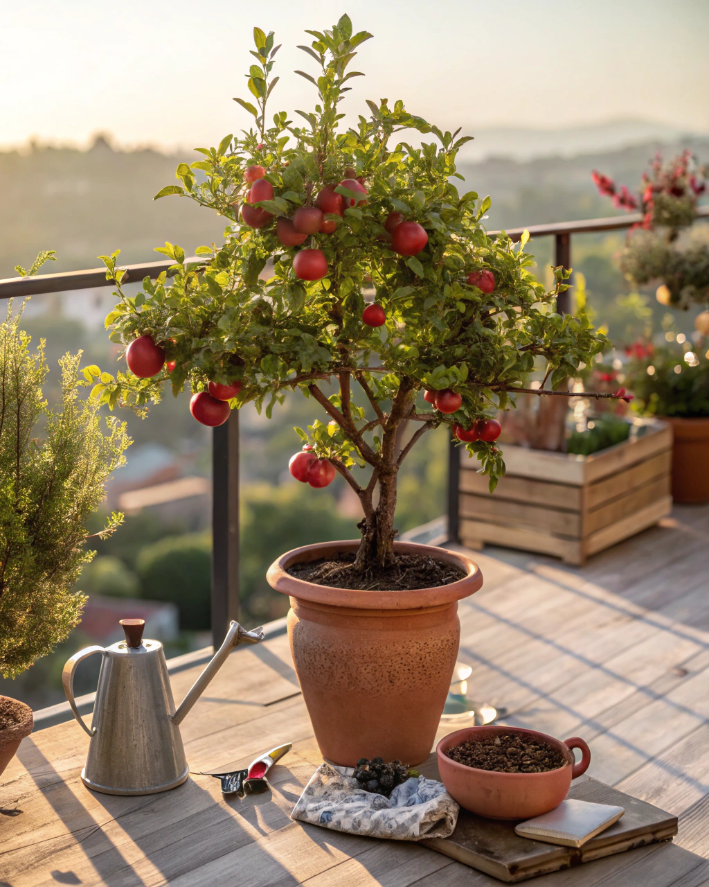 Pomegranate in Pots: A Stunning Fruit Tree for Balconies