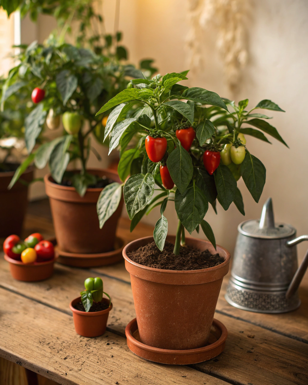 The Easiest Way to Grow Peppers in Small Pots Indoors