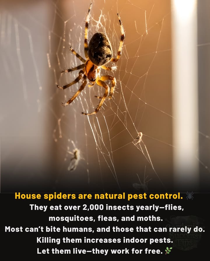 Hello, Im the Spider   
 I eat 2,000 bugs a yearflies, fleas, gnats, and roaches  
 Im harmless unless you grab me  
 I keep your home clean, naturally  

Im not your enemyjust your quiet roommate.  
Let me stay, and Ill keep the pests away.
