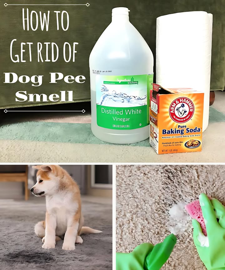 Dog Pee Smell and Stain Remover
Ingredients:
Baking soda
White vinegar
Liquid dishwashing detergent
3% hydrogen peroxide
Instructions:
1. Blot the stain with a cloth or paper towels.
2. Sprinkle baking soda over the affected area.
3. Spray a mixture of equal parts white vinegar and water on the baking soda.
4. Let it sit for 5-10 minutes.
5. Blot the area again.
6. Mix 1 part dishwashing detergent with 2 parts 3% hydrogen peroxide.
7. Pour the hydrogen peroxide solution over the stain.
8. Let it sit for another 5-10 minutes.
9. Blot and rinse the area with clean water, then blot dry.
10. Air dry completely.
Safe for kid and pet stains!