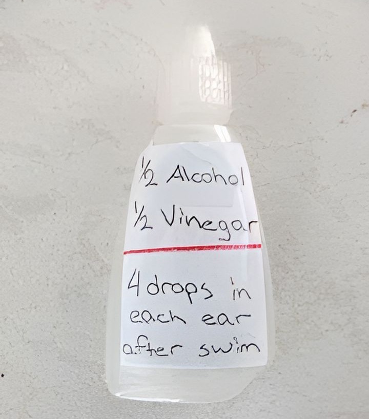 For a handy solution to prevent swimmers ear, which can be useful for both kids and pets, you can make homemade ear drops