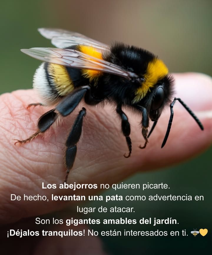 Cada abejorro zumbante es un amigo, no un enemigo.
 Protégelos y ellos alimentarán al mundo.

Por qué los abejorros son importantes:
 Polinizan flores silvestres   mantienen vivos los ecosistemas.
 Aumentan la producción de alimentos   tomates, pimientos, bayas y mucho más.
 Trabajan con clima frío   cuando las abejas melíferas se quedan en la colmena.
 Son dóciles por naturaleza 爐  solo pican como último recurso.