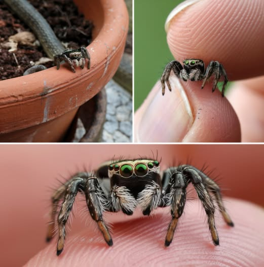 Este es Ocho.
Vive en mi baño y ha elegido como refugio una zona tranquila junto a mi orquídea. Cada día le dejo un hisopo de algodón empapado en agua, en el lugar donde se encuentra: sobre la planta, detrás del inodoro o cerca del mueble del lavabo. Y él llega, con delicadeza, a beber.
Mi primera reacción? Podía eliminarlo.
Pero por qué lo haría?
No elegí el miedo, ni el asco. Elegí el respeto.
Ocho es diminuto en comparación conmigo.
Y sin embargo, en la red invisible del equilibrio natural, él importa.
Importa más de lo que puedo imaginar.
Cada criatura, incluso la más pequeña, tiene un papel.
Las arañas, por ejemplo, mantienen a raya a otros insectos, protegiendo las plantas y contribuyendo a la salud de los entornos en los que vivimos.
La naturaleza no hace nada al azar.
Cada forma de vida tiene un sentido, un propósito, una contribución.
Ser amables con las criaturas más pequeñas es un acto poderoso.
Invito a todos a reflexionar sobre el lenguaje que usamos:
no son asquerosas, ni inútiles.
Son parte de este mundo, exactamente igual que nosotros.