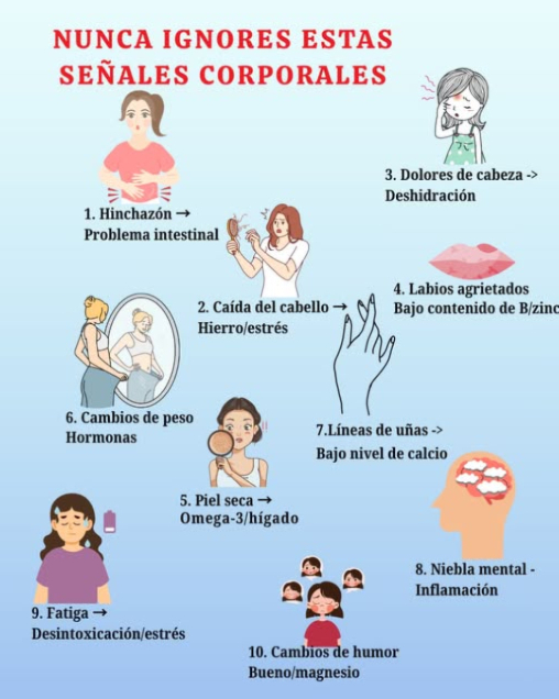 NUNCA IGNORES ESTAS SEÑALES DEL CUERPO