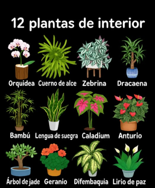 Las plantas de interior son una excelente manera de añadir un toque natural y estético a nuestros hogares y espacios laborales. Además de su belleza, estas plantas contribuyen a purificar el aire y mejorar la calidad del entorno. Para que prosperen, es esencial proporcionarles las condiciones adecuadas en cuanto a luz, riego y fertilización.
La luz es fundamental para el crecimiento de las plantas de interior. Algunas necesitan mucha luz, mientras que otras pueden sobrevivir en condiciones de sombra.
–  Luz alta : Plantas como la orquídea, la bromelia y el anthurium requieren abundante luz para desarrollarse.
–  Luz media : Plantas como la spider plant, la peperomia y la dracaena son capaces de tolerar una iluminación media.
–  Luz baja : Plantas como la ZZ plant, la snake plant y el pothos se adaptan bien a la sombra.
El riego también es crucial para el desarrollo de las plantas interiores. Algunas necesitan mucha agua, mientras que otras pueden resistir periodos de sequía.
–  Riego moderado : La mayoría de las plantas de interior requieren un riego equilibrado.
–  Evitar el exceso de agua : Un riego excesivo puede provocar la pudrición de las raíces y la muerte de la planta.
–  Riego estacional : Durante primavera y verano, las plantas necesitan más agua, mientras que en otoño e invierno requieren menos.
La fertilización es esencial para proporcionar los nutrientes que las plantas necesitan para crecer.
–  Fertilizar moderadamente : Generalmente, las plantas de interior requieren fertilización moderada.
–  Elegir un fertilizante equilibrado : Este tipo de fertilizante proporciona los nutrientes adecuados para el crecimiento saludable de las plantas.
–  Fertilización estacional : En primavera y verano, las plantas demandan más fertilizante; en otoño e invierno, necesitan menos.
Aquí hay algunas de las plantas más populares para interiores:
–  Spider plant : Fácil de cuidar, necesita luz media y riego moderado.
–  Snake plant : Soporta bien la sombra y requiere riego moderado.
–  Pothos : Puede vivir en condiciones sombrías y también necesita riego moderado.
–  Dracaena : Necesita iluminación media y un riego equilibrado.
–  Orquídea : Requiere mucha luz y un riego moderado.
Incorpora estas maravillosas plantas en tu hogar o espacio de trabajo y disfruta de sus beneficios!