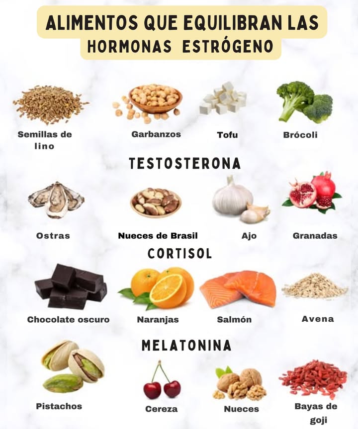 Alimentos que Equilibran las Hormonas