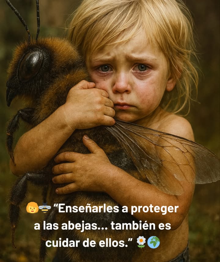 戮 Enseñar a un niño a proteger a las abejas es enseñarle a proteger su propio futuro. 

Cada vez que un pequeño descubre el valor de una abeja, no solo aprende de miel y flores aprende de vida, alimento, oxígeno y equilibrio. 

Las abejas son maestras silenciosas, y los niños, con su inocencia, tienen el poder de cambiar el mundo. 

Pero ese poder necesita guía. Somos nosotros, los adultos, quienes debemos sembrar conciencia en sus corazones.

Hoy no solo hablamos de abejas.
 Hoy hablamos de esperanza.
 Hoy hablamos de futuro.
 Hoy hablamos de VIDA.
 Cuidar a las abejas es cuidar a nuestros niños.