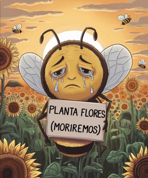 Sin flores, las abejas no sobreviven. Sin abejas, nosotros también desaparecemos. Cada flor es vital: 
 Las flores alimentan a las abejas. 
 Las abejas polinizan las plantas. 
 Las plantas nos proporcionan comida, oxígeno y medicinas. No se trata solo de salvar a las abejas, sino de salvar nuestra propia existencia. 
Planta una flor, salva una abeja y protege nuestro futuro. 
Su supervivencia ES nuestra supervivencia.