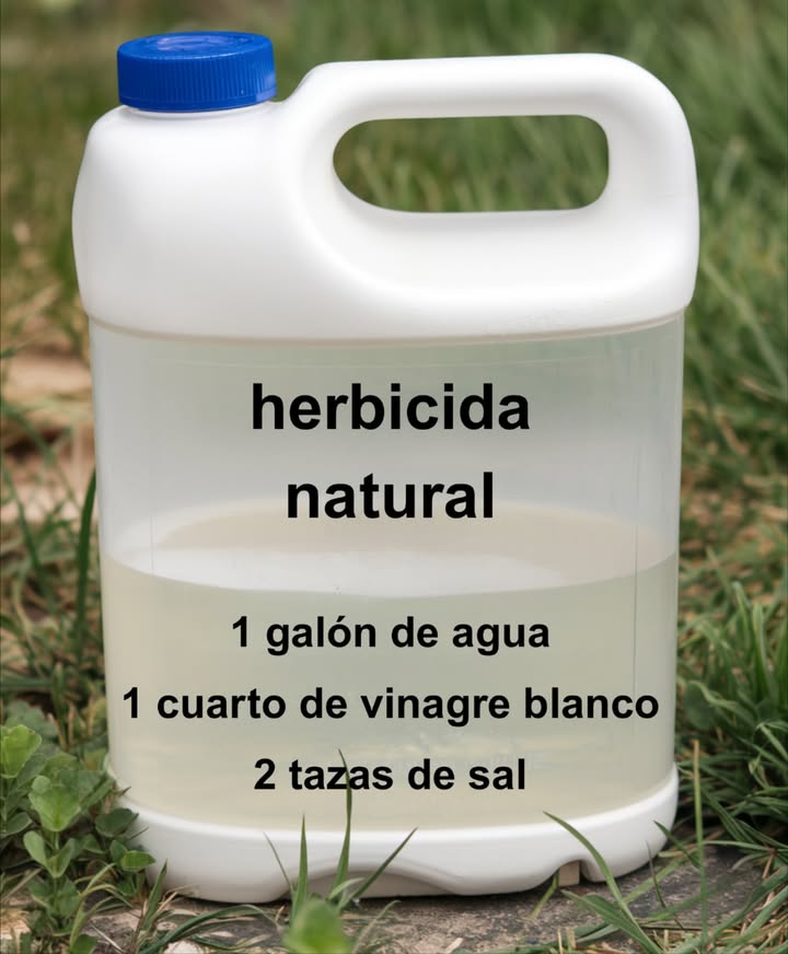 Mezcla bien todos los ingredientes y aplícalos directamente sobre las malezas no deseadas con un pulverizador o rociador de jardín. Evita rociar cerca de las plantas que quieras conservar.