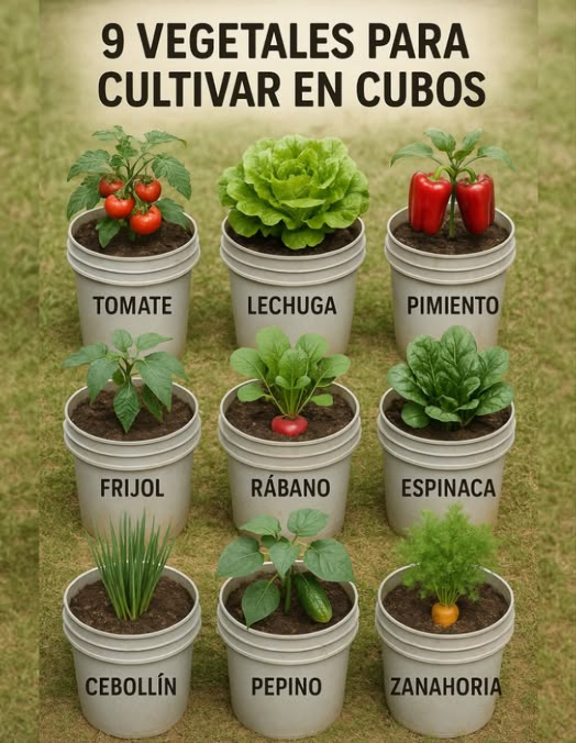 9 vegetales para cultivar Juntos