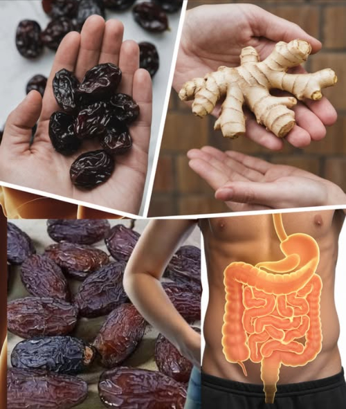 La muerte empieza en los intestinos. Gases estomacales.
Hígado graso.
Limpieza intestinal. Medicina natural.
Sólo los miembros educados dan las gracias.
Método en el primer comentario
La combinación de dátiles y jengibre no solo ofrece un sabor delicioso, sino también poderosos beneficios  medicinales. Conocidos por sus propiedades curativas, estos ingredientes han sido utilizados durante siglos para tratar una variedad de problemas de salud, incluyendo problemas intestinales, gases estomacales e hígado graso. En este artículo, exploraremos cómo preparar dos recetas efectivas con dátiles y jengibre, así como sus beneficios, propiedades, precauciones y modos de consumo. Acompáñanos a descubrir los secretos de esta  hierba sagrada y medicinal de África!
Receta 1: Infusión de dátiles y jengibre
Ingredientes:
5 dátiles deshuesados
1 trozo de jengibre fresco 3 cm
2 tazas de agua
1 cucharadita de miel opcional
Preparación:
Lava los dátiles y el jengibre con agua tibia para eliminar cualquier residuo.
Corta el jengibre en rodajas finas y agrégalo a una olla con 2 tazas de agua.
Lleva el agua a ebullición y cocina a fuego lento durante 10 minutos.
Agrega los dátiles deshuesados y cocina por 5 minutos más.
Cuela la infusión y endúlzala con miel si lo deseas.
Sirve caliente y disfruta.
Modo de consumo: Se recomienda consumir esta infusión dos veces al día, una por la mañana en ayunas y otra antes de dormir. Idealmente, durante un periodo de 15 días para obtener resultados óptimos.
Beneficios:
Alivia los gases estomacales al reducir la inflamación del tracto digestivo.
Mejora la digestión al estimular la producción de enzimas.
Desintoxica el hígado gracias a los antioxidantes presentes en el jengibre y los dátiles.
Reduce la acidez estomacal.
Promueve el equilibrio de la flora intestinal.
Combate el estreñimiento.
Mejora la circulación sanguínea.
Refuerza el sistema inmunológico.
Disminuye la sensación de pesadez después de las comidas.
Previene cólicos estomacales.
Protege las paredes del estómago.
Reduce el colesterol.
Alivia los síntomas del síndrome del intestino irritable.
Favorece la eliminación de toxinas.
Regula los niveles de glucosa en sangre.
Promueve la relajación muscular.
Combate los radicales libres.
Mejora la absorción de nutrientes.
Actúa como antiinflamatorio natural.
Protege contra infecciones bacterianas.
Alivia los mareos asociados a problemas digestivos.
Mejora la energía y vitalidad.
Reduce el riesgo de úlceras estomacales.
Mejora la calidad del sueño.
Favorece la pérdida de peso en programas de desintoxicación.