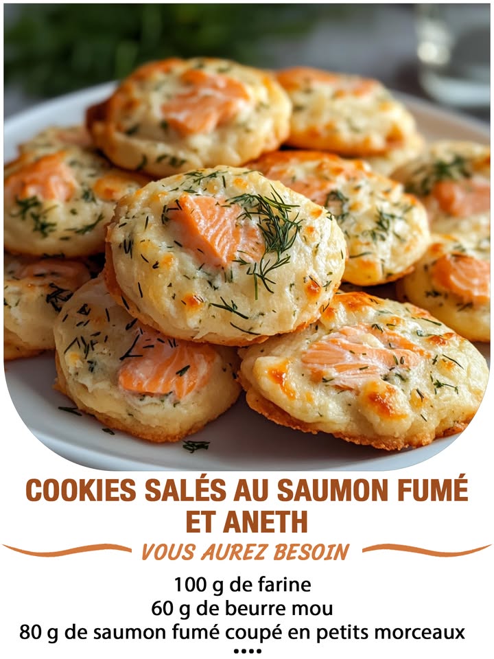 Cookies salés au saumon fumé et aneth
Ingrédients :
100 g de farine
1 cuillère à café de levure chimique
60 g de beurre mou
1 œuf
80 g de saumon fumé coupé en petits morceaux
1 cuillère à soupe daneth ciselé frais ou surgelé
40 g de parmesan râpé ou emmental
Poivre du moulin
 퐈퐥 퐟퐚퐮퐭 퐪퐮퐞 퐯퐨퐮퐬 퐞퐱퐩퐫퐢퐦퐢퐞퐳 퐪퐮퐞퐥퐪퐮퐞 퐜퐡퐨퐬퐞 퐩퐨퐮퐫 퐜퐨퐧퐭퐢퐧퐮퐞퐫 à 퐫퐞퐜퐞퐯퐨퐢퐫 퐦퐞퐬 퐫퐞퐜퐞퐭퐭퐞퐬.
. 퐌퐞퐫퐜퐢. 殺
 퐑퐞퐜퐞퐭퐭퐞 퐞퐧  퐂.ퟎ.퐌.퐌.퐄.퐍.퐓.퐀.퐈.퐑.퐄.