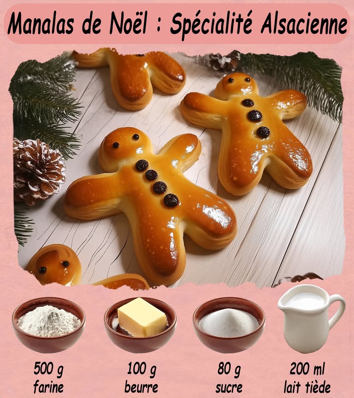 Manalas de Noël : Spécialité Alsacienne