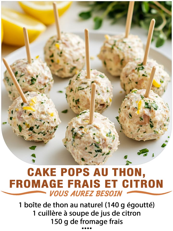 Cake pops au thon, fromage frais et citron 
.
.
#fblifestyle