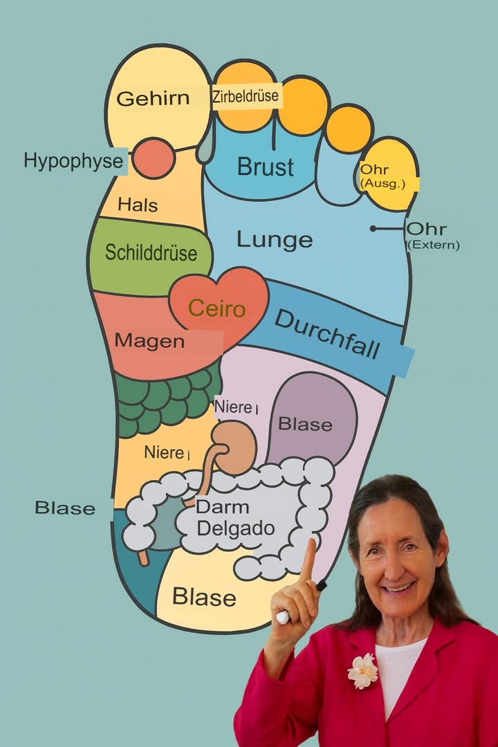 禮 Ich hätte nie gedacht, dass eine Fußmassage so viel bewirken kann! 

1 Ein älterer Herr lebte bis zu 87 Jahre schmerzfrei  er massierte sich jeden Abend die Füße mit Öl!
2 Menschen mit Schlaflosigkeit oder Sehproblemen bemerkten Verbesserungen nur durch diese einfache Gewohnheit.
3 Verwenden Sie Kokosöl, Sesamöl oder Olivenöl, in den Händen erwärmen und die Fußsohlen 2 Minuten lang massieren.
4 Leichte Socken anziehen und schlafen gehen  Ihr Körper wird es lieben!