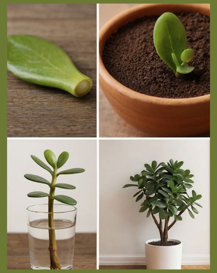 Crassula ovata: Eine wertvolle Pflanze, die man zu Hause hegen sollte

Man sollte sie niemals aus der Wohnung nehmen oder impulsiv vermehren.

Diese wertvolle Pflanze wird unverzichtbar, sobald man ihre Vorteile entdeckt.

Vermehrung durch Blatt:

Wähle ein gesundes Blatt aus.

Lass es 1 bis 2 Tage im Schatten trocknen, bis sich eine leichte Kruste bildet.

Pflanze die Basis in leicht feuchte Erde, ohne sie zu tief einzusetzen.

Halte eine sanfte Feuchtigkeit, bis Wurzeln und Triebe erscheinen.

Vermehrung durch Steckling:

Schneide ein gesundes Stück Stängel ab.

Lass es 1 bis 2 Tage trocknen, damit sich an der Basis eine Kruste bildet.

Stelle es in ein Glas Wasser oder pflanze es direkt in gut durchlässige Erde.

Halte das Substrat leicht feucht, bis es Wurzeln bildet.

Feng Shui Tipp:

Platziere die Crassula ovata rechts neben der Eingangstür auf der Nordseite, um Reichtum und positive Energie anzuziehen.

Pflege:

Behandle die Pflanze mit Sorgfalt, um ihre Schönheit und energetischen Vorteile voll zu genießen.