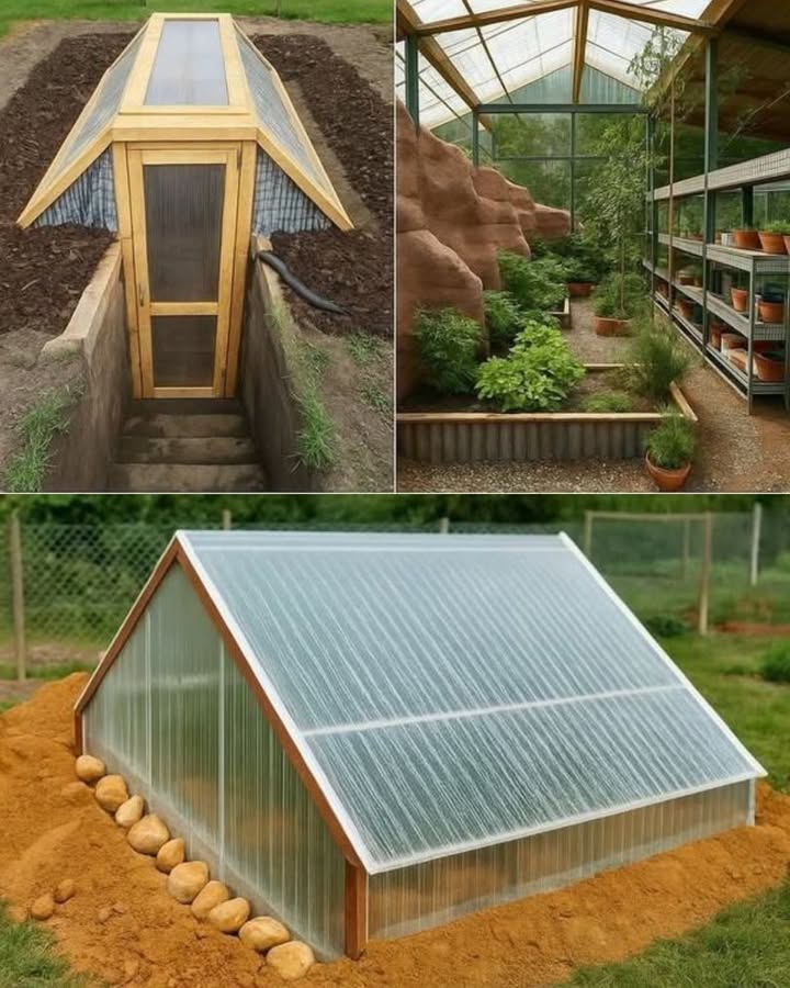 Walipini: Das unterirdische Gewächshaus für ganzjährigen Anbau 
Warum ein Walipini?
 Stabile Innentemperatur  ideal bei Klimaschwankungen
 Schutz vor Wind, Schnee, Hagel
 Ganzjähriger Gemüseanbau, sogar im Winter
 Spart Heizkosten & Energie
 Nutzt Sonnenlicht effizient Nord- oder Südausrichtung
 Verhindert Staunässe durch gute Drainage
 Leichter Zugang & einfache Pflege
So baust du dein Walipini:
 Aushub: 2,53 m tief, z. B. 36 m groß
隣 Mauern: Ziegel, Beton, Erdsäcke  Nordwand gut isolieren
 Dach: Transparent & geneigt UV-Kunststoff, Glas etc.
犯 Boden: Kies oder Naturboden, je nach Anbauart
 Belüftung: Öffnungen im Dach & Türen für Luftzirkulation
Pflege & Tipps:
 Temperatur & Luftfeuchtigkeit regelmäßig checken
 Schädlinge mit natürlichen Methoden bekämpfen
 Bewässerung anpassen
画 Wasserfässer speichern Wärme
 Erhöhte Beete für bessere Drainage
 Reflektoren verbessern Lichtnutzung
 Fazit:
Ein Walipini ist eine nachhaltige Lösung für Selbstversorgung  frisch, günstig & im Einklang mit der Natur. Perfekt für alle, die ganzjährig ernten wollen!