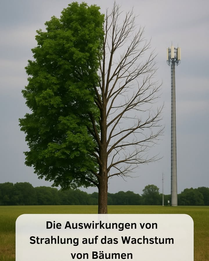 Deutsche Studie analysiert Strahlung und Bäume 

1 9 Jahre lang haben Forscher in Deutschland Bäume in der Nähe von Mobilfunkmasten beobachtet.

2 Die am stärksten exponierten Bäume zeigten Anzeichen von vertrockneten Blättern, trockenen Ästen und einer stärkeren Abnutzung auf der den Antennen zugewandten Seite als die geschützten Bäume.

3 Die betroffene Strahlung ist nicht ionisierend. Die Autoren vermuten, dass sie mit Stress bei Pflanzen in Verbindung gebracht werden kann und physiologische Prozesse wie das Wachstum beeinflusst.

4 Die Studie, die in der Fachzeitschrift Science of the Total Environment veröffentlicht wurde, zieht keine alarmierenden Schlussfolgerungen, sondern regt zu weiteren Studien über mögliche Umweltauswirkungen an.

 Die Forschung zeigt, dass auch unsichtbare Umweltfaktoren Auswirkungen auf die Natur haben können.
?