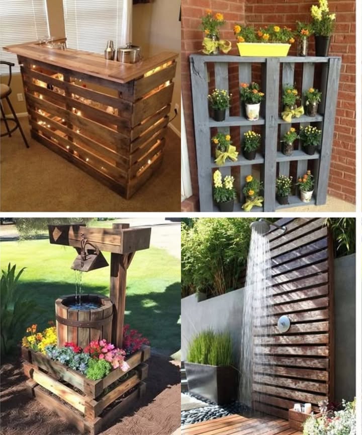 Unglaubliche DIY-Ideen mit Paletten für wenig Geld
