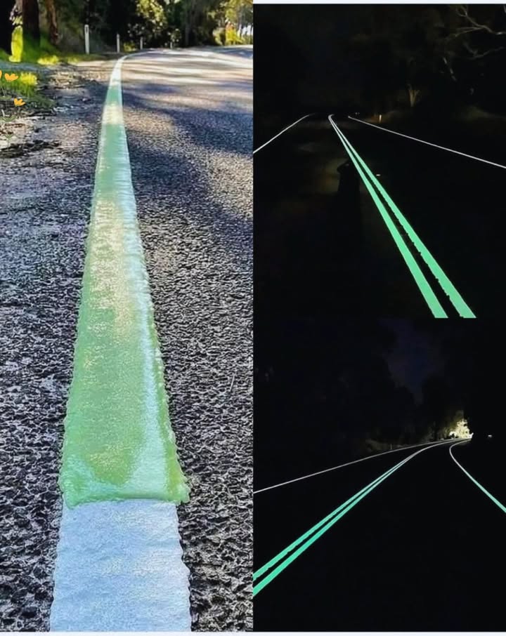 Australien erprobt leuchtende Straßen