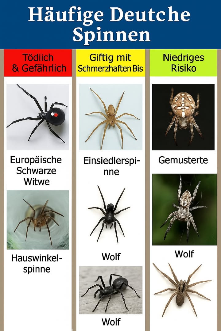 Häufige deutche Spinnen: Wie man sie erkennt und sich natürlich schützt

Es ist gut zu wissen, dass die meisten Spinnen in deutche harmlos sind und sogar nützlich für deinen Garten sein können! Dennoch ist es wichtig, die verschiedenen Arten zu kennen, um unnötige Angst oder Unfälle zu vermeiden. Hier lernst du, wie du die häufigsten Spinnenarten in deutche erkennen kannst und wie du dein Zuhause und deinen Garten auf natürliche Weise schützen kannst.

1 Kenne die gefährlichen Spinnen und ihre Merkmale

Achte auf Arten, die potenziell gefährlich sind, wie die Europäische Schwarze Witwe, die einen schwarzen Körper mit einem roten Ampullenmuster hat. Ihr Biss verursacht starke Schmerzen und erfordert sofortige medizinische Hilfe. Weitere gefährliche Arten sind die Spinne Zentriert und die Eignet-Höhlenspinne, die bei Bissen ernsthafte Verletzungen verursachen können.

2 Erkenne die Spinnen, die schmerzhafte Bisse verursachen können

Einige Arten, wie die Eignet-Höhlenspinne, haben Bisse, die Schmerzen und Nekrosen verursachen. Achte auf kleine Wunden oder starken Schmerz nach Berührung mit Spinnen, die in dunklen, geschützten Orten wie hinter Möbeln oder in Kleidung leben. Eine schnelle Reaktion ist hier wichtig.

3 Kenn die harmlosen Spinnenarten

Nicht alle Spinnen sind gefährlich! Die Marmorierte Spinne hat ein schönes Muster auf dem Rücken und ist völlig harmlos. Auch Wolfspinnen sind meist friedlich und helfen dabei, Insekten im Garten zu kontrollieren. Sie sind deine natürlichen Helfer im Garten!

4 Maßnahmen zur Vermeidung von Spinnen im Haus

Um Spinnen fernzuhalten, solltest du keinen Müll, alte Kleidung oder Holzstapel anhäufen. Nutze Fliegengitter an Fenstern und verschließe mögliche Ritzen. Schüttle Kleidung und Schuhe, die lange gelagert wurden, vor dem Tragen aus. Halte den Garten sauber, ohne trockene Blätter und Unrat. Natürlicher Tipp: Streue Lavendel-, Lorbeer- oder Minzblätter aus  diese Gerüche vertreiben Spinnen.

5 Was tun, wenn dich eine Spinne gebissen hat

Wenn eine Spinne dich gebissen hat, erkenne die Art und beobachte die Symptome. Bei gefährlichen Arten suche sofort einen Arzt auf. Für andere Bisse: Wasche die Stelle mit Wasser und Seife und lege Eis auf die Stelle, um die Schmerzen zu lindern. Vermeide es, ungeeignete Salben oder chemische Mittel zu verwenden, und versuche nicht, die Spinne zu töten.

Bleib ruhig und zuversichtlich im Umgang mit Spinnen  meistens sind sie deine Freunde, wenn es darum geht, das ökologische Gleichgewicht im Garten zu erhalten und Insekten zu kontrollieren. Mit ein bisschen Aufmerksamkeit kannst du im Einklang mit diesen faszinierenden kleinen Wesen leben. Viel Erfolg und genieße deinen Garten in Harmonie und Sicherheit!