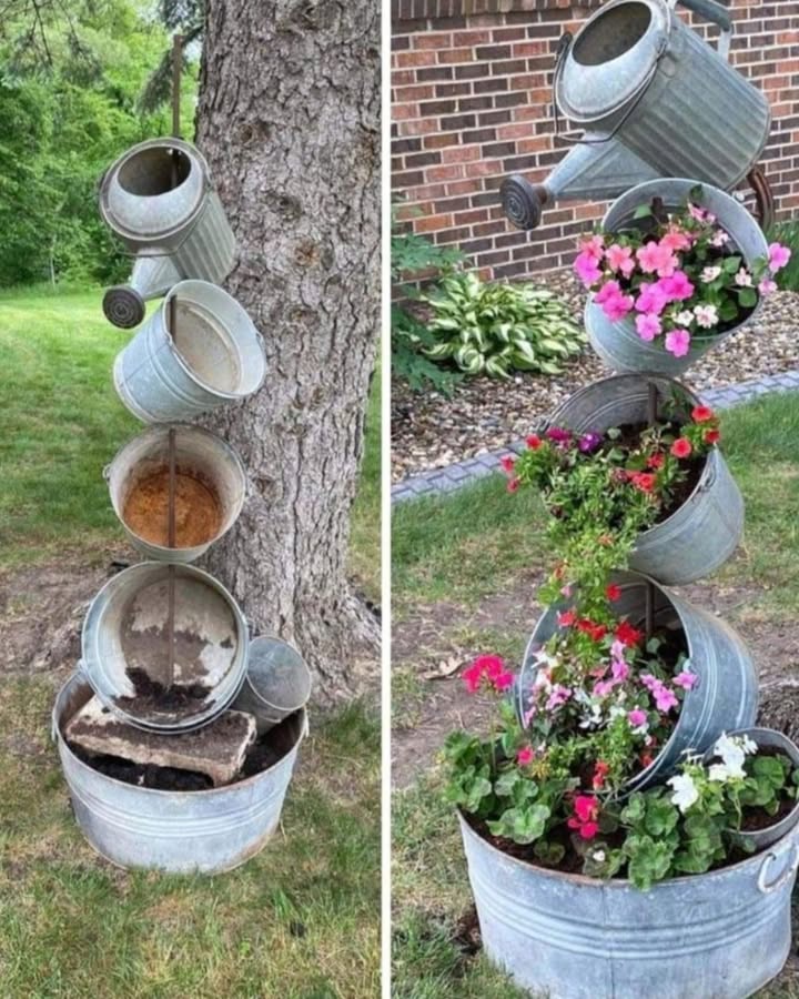 Mit dreiundsiebzig Jahren könnte meine Mutter jederzeit gehen. Und unser letztes richtiges Gespräch? Ein verzweifelter Ausbruch meinerseits, in dem ich sie anflehte, ihren “Krempel” endlich loszuwerden.

Sie hebt einfach alles auf: verrostete Eimer aus ihrer Kindheit, Papas Werkzeuge, zerbrochene Töpfe aus all unseren früheren Häusern.
Warum kannst du nicht loslassen?, hatte ich sie gefragt. Das ist doch peinlich!

Fünf Wochen Funkstille.
Fünf Wochen, in denen mir klar wurde, dass ich meine Mutter verlieren könnte  während sie vielleicht dachte, ich würde mich für alles schämen, was sie bewahrt hatte  Erinnerungen an ein Leben voller Liebe.

Eines Nachts, schlaflos, nachdem mein Mann wieder einmal einen meiner Träume niedergemacht hatte  diesmal ging es um einen Gartenbrunnen  scrollte ich durch die Designs auf Tedooo, bewunderte Modelle für 400 Dollar, viel zu teuer für mich.

Am nächsten Tag stand sie da.
Auf der Einfahrt, mit ihrem alten Pickup, voll beladen mit Metalleimern und rostigen Gestellen. Wortlos begann sie, meinen Brunnen zu bauen. Den, von dem ich immer geträumt hatte  mit genau jenen Dingen, die ich früher als Schrott bezeichnet hatte.

Sie pflanzte sogar Blumen hinein  online bestellt. Ihre allererste Bestellung im Internet. Auf Tedooo. Mit 73 hatte sie etwas gelernt, worum ich mich nie zu bitten getraut hatte.

Als sie fertig war, sah sie mich an und sagte:
Ich habe das alles aufgehoben, in der Hoffnung, dass es eines Tages jemandem nützt.

Heute ist mein Brunnen der schönste in der ganzen Nachbarschaft. Ich baue jetzt selbst welche und verkaufe sie in meinem eigenen Tedooo-Shop.
Aber das Schönste daran?
Jeden Sonntag trinken wir gemeinsam Kaffee.
Wir reden über Papa, über alte Werkzeuge und darüber, was man alles bauen kann  wenn man aufhört, die Liebe einfach wegzuwerfen.