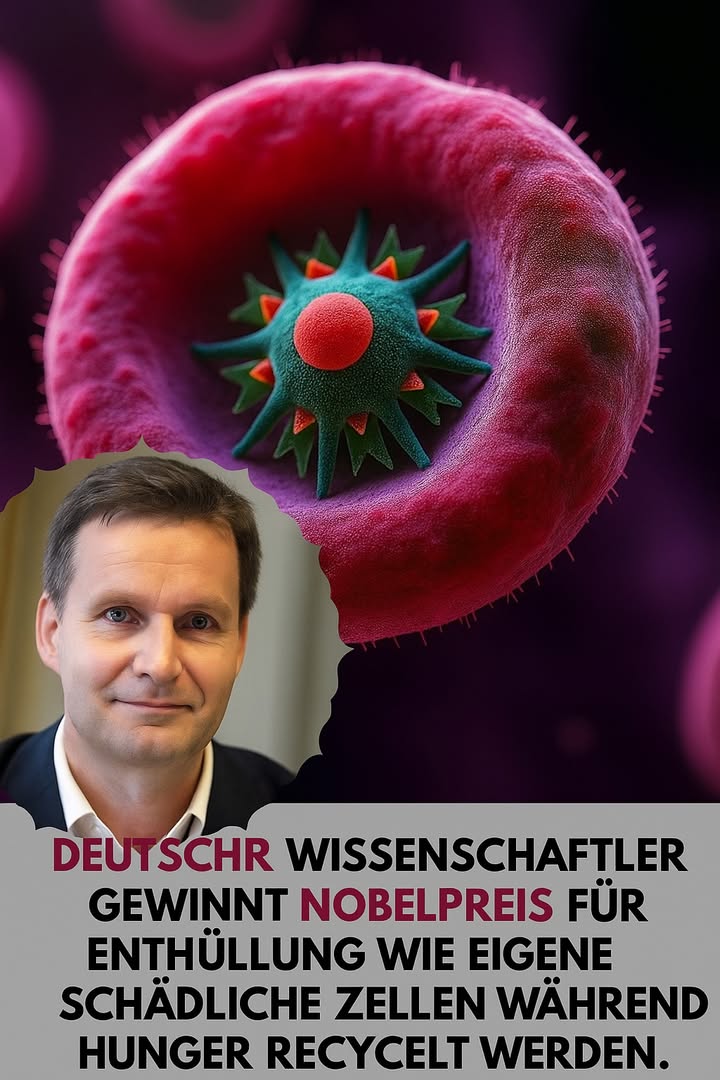 溺 Japanischer Wissenschaftler erhält Nobelpreis für die Entdeckung, wie sich der Körper selbst isst, um zu heilen 溺

Wenn wir fasten oder über längere Zeit keine Nahrung zu uns nehmen, verlangsamt sich der Körper nicht einfach  er aktiviert ein erstaunliches inneres Reparatursystem. Der japanische Biologe Yoshinori Ohsumi erhielt den Nobelpreis für Medizin für die Entdeckung dieses Prozesses, der Autophagie genannt wird  was wörtlich Selbst-Essen bedeutet.

Was bedeutet das?

Wenn dem Körper Nährstoffe fehlen, beginnt er, alte, beschädigte oder schwache Zellen abzubauen und deren Bestandteile für Energie und Reparaturprozesse wiederzuverwenden.
Mit anderen Worten: Der Körper reinigt sich von innen heraus.

Warum das wichtig ist

Die Autophagie hilft dabei:
 Entzündungen zu reduzieren
 Zellabfall zu beseitigen
 Das Gehirn zu schützen
 Die Lebensdauer zu verlängern
 Den Stoffwechsel zu verbessern

Die Forschung von Ohsumi hat neue Wege für die Behandlung von Parkinson, Alzheimer, Krebs und Alterungsprozessen eröffnet  und zeigt, dass unser Körper eine angeborene Intelligenz zur Selbstheilung besitzt.

#gesundheit #wissenschaft #körper #leben #wohlbefinden #autophagie #nobelpreis