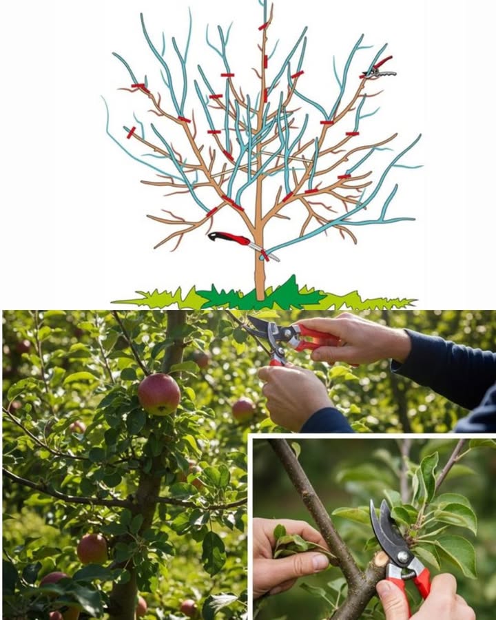 Apfelbaum richtig schneiden: So bekommst du mehr Früchte 
Ein Apfelbaum schenkt nicht nur köstliche Früchte, sondern verschönert auch jeden Garten. Damit er gesund bleibt und reichlich Äpfel trägt, ist ein regelmäßiger Baumschnitt unerlässlich. Viele Hobbygärtner trauen sich jedoch nicht an die Schere  dabei ist es gar nicht so schwer, wenn man ein paar Grundregeln beachtet.
 Warum ist das Schneiden wichtig?
Fördert gesundes Wachstum 
Sorgt für mehr Licht und Luft in der Krone 
Verhindert Krankheiten und Schädlinge 
Bringt größere und saftigere Früchte 
 Der beste Zeitpunkt
Winterschnitt JanuarMärz: Fördert kräftiges Wachstum und sorgt für neue Triebe.
Sommerschnitt JuliAugust: Bändigt zu starkes Wachstum und bringt mehr Energie in die Früchte.
 Grundregeln für den Apfelbaumschnitt
Nach innen wachsende Triebe entfernen  so gelangt mehr Licht in die Krone. 
Wasserschosse kappen  diese senkrecht wachsenden Triebe rauben dem Baum Kraft.
Alte und kranke Äste herausschneiden  schützt vor Krankheiten. 
Krone luftig halten  Ziel ist eine lichte Baumform.
Nicht zu viel auf einmal schneiden  lieber regelmäßig kleine Korrekturen.
 Werkzeug-Tipps
Scharfe Gartenschere oder Astschere 
Baumsäge für dickere Äste 漢
Desinfektion der Werkzeuge, um Krankheiten zu vermeiden 林
 Form des Apfelbaums
Der Apfelbaum sollte eine pyramidenförmige Krone haben.
Ein starker Mitteltrieb und seitliche Leitäste geben Struktur.
So wächst der Baum stabil und trägt gleichmäßig Früchte. 
 Fazit
Ein regelmäßiger Schnitt ist entscheidend für die Gesundheit und den Ertrag deines Apfelbaums. Mit etwas Übung gelingt es leicht, die Krone luftig zu halten und Jahr für Jahr eine reiche Ernte einzufahren.
