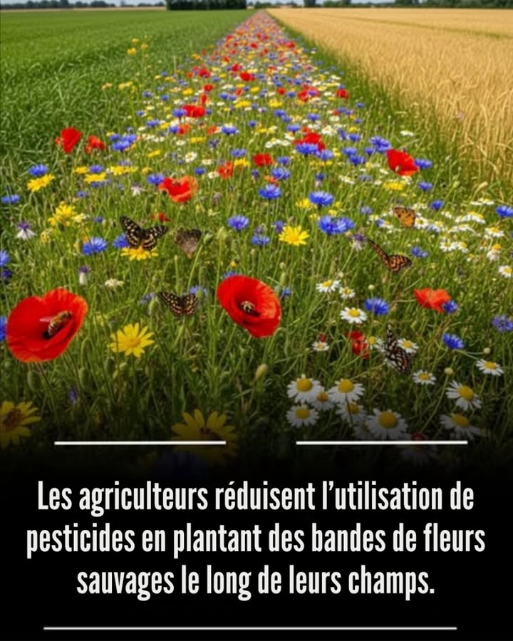 Lharmonie entre lhomme et la nature 

Partout en Europe, les agriculteurs transforment leurs champs en véritables refuges de biodiversité.
En semant des bandes fleuries entre les cultures, ils attirent des insectes bénéfiques, protègent les plantes sans produits chimiques et redonnent vie aux sols.

 Des terres plus saines, des pollinisateurs épanouis et des récoltes durables montrent quune agriculture en symbiose avec la nature fait fleurir la vie sous toutes ses formes.