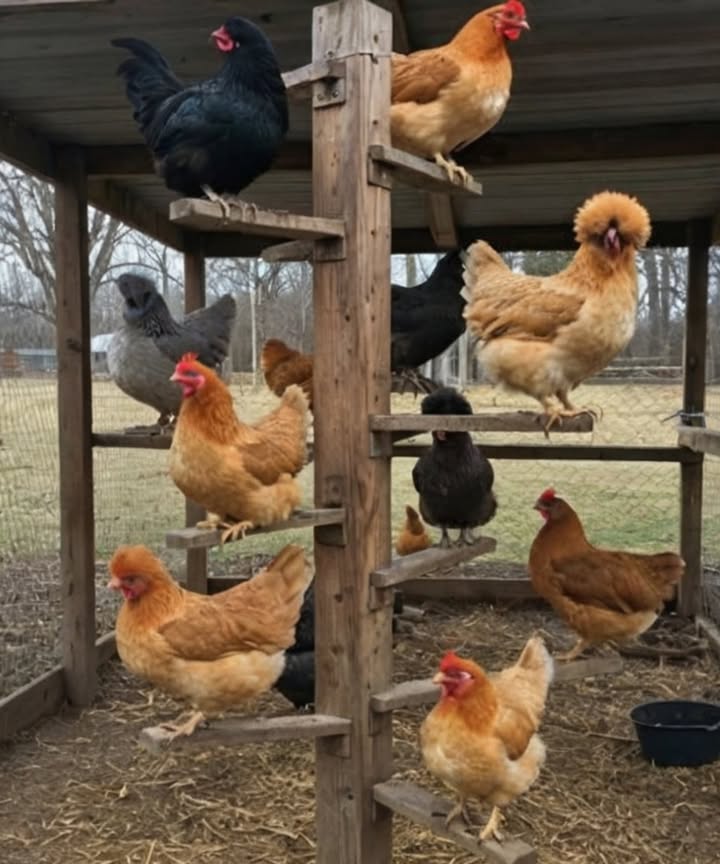 Creative Ideas to Upgrade Your Chicken Coop 

With a little creativity and a few simple materials, you can make your chicken coop more comfortable, functional, and stimulating for your henswhile making your own work easier too.

1 Build a vertical perch
Use wooden boards fixed around a sturdy central post to give your hens a safe elevated spot to rest and observe.

2 Create a foraging area
Spread straw, leaves, or sand with a few seeds mixed in to encourage natural scratching and pecking behavior.

3 Set up a cozy nesting box
Place crates or boxes filled with soft straw in a quiet corner so hens can lay their eggs in peace.

4 Keep it clean and healthy
Clean weekly, ensure good airflow without drafts, and check regularly for parasites.

5 Stock the right tools
Have basic tools, fresh straw, and cleaning supplies on hand to keep the coop well-maintained at all times.

By giving your hens a safe, clean, and engaging space, youll improve their well-being and enjoy fresher, better-quality eggs in return 讀