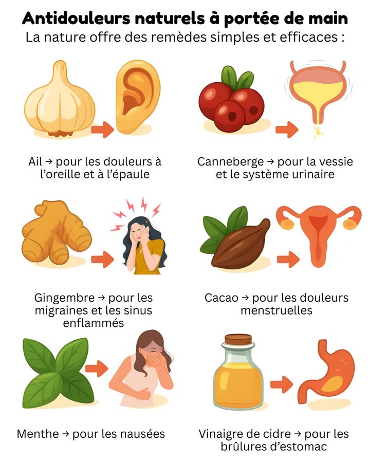 Antidouleurs naturels à portée de main 
Un petit kit naturel pour soulager les maux du quotidien 
#remèdesnaturels #bienêtredurable #naturopathie