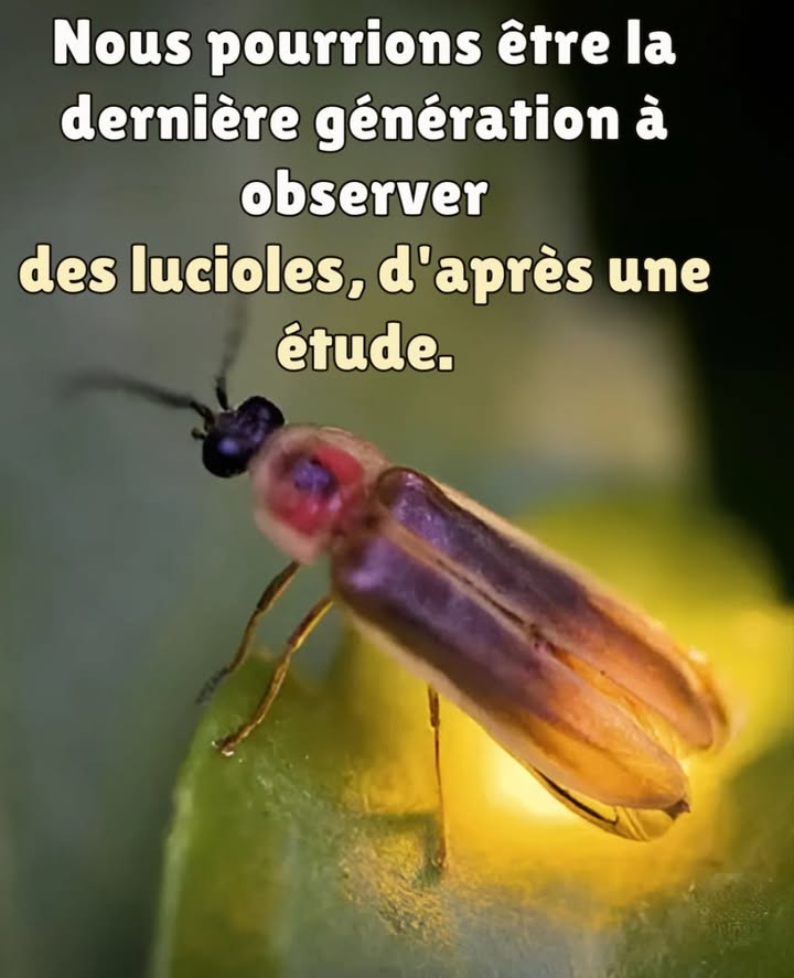 Les lucioles disparaissent mais nous pouvons encore agir 

 Leur lumière séteint peu à peu, à cause de nos choix :
 Pesticides
 Pollution lumineuse
 Perte dhabitat

 La luciole Amber Comet a failli disparaître jusquà ce que quelquun la remarque.

 Il nest pas trop tard :
 Laissez le jardin redevenir sauvage
 Éteignez les projecteurs la nuit
 Évitez les produits chimiques
 Plantez des espèces locales
 Préservez lobscurité

 Ce nest pas seulement de la nostalgie.
Cest un avertissement, une chance, une étincelle que nous pouvons encore sauver.

 Laissons-les briller.