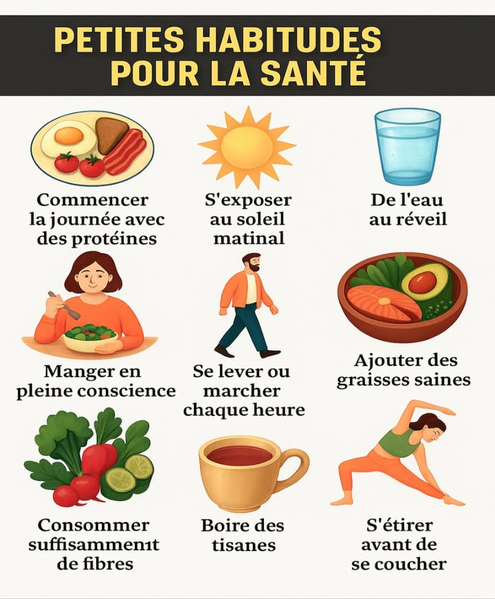 De petites habitudes pour une grande santé