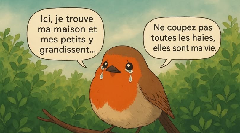 Laissons leur des coins tranquilles dans nos jardins