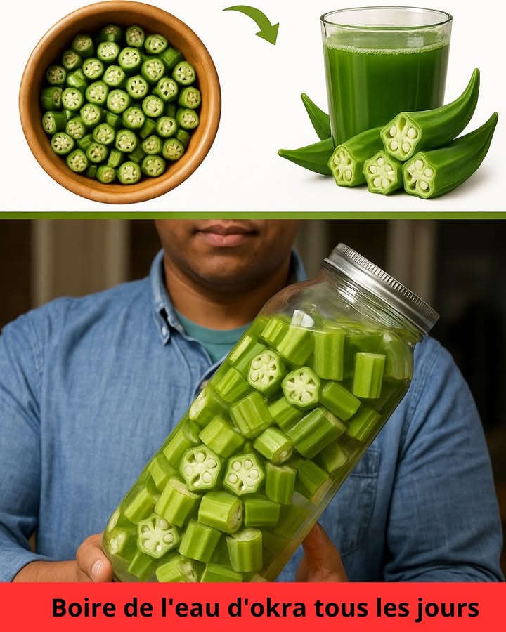 勒 Buvez de leau de gombo le matin et observez ces changements incroyables dans votre corps !