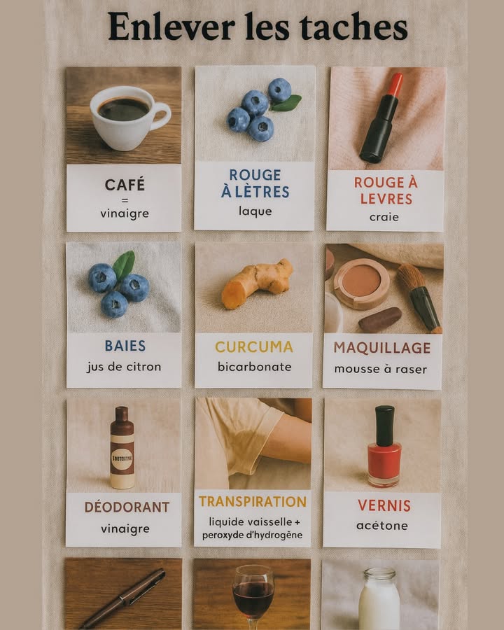 識 Guide complet pour éliminer les taches naturellement et facilement