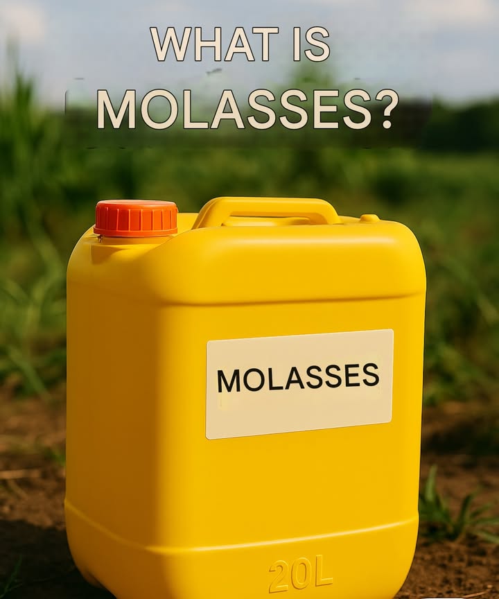 How Molasses Supports Sustainable Agriculture Short Version
Microbial Fuel:
Diluted molasses energizes soil microbes, boosting activity and nutrient release.

Fertilizer Booster:
Feeds microbes in compost teas, worm leachate, and fermented biofertilizers like biol.

Soil Conditioner:
Improves structure, water retention, and root growthespecially in poor soils.

Animal Feed Additive:
Adds energy and taste to livestock feed in mixed farming systems.

Main Benefits:
 Enhances soil fertility
 Strengthens crops
 Improves organic fertilizer performance
 Supports compost microbes

In Short:
Molasses is a powerful, natural tool for sustainable and organic farming.