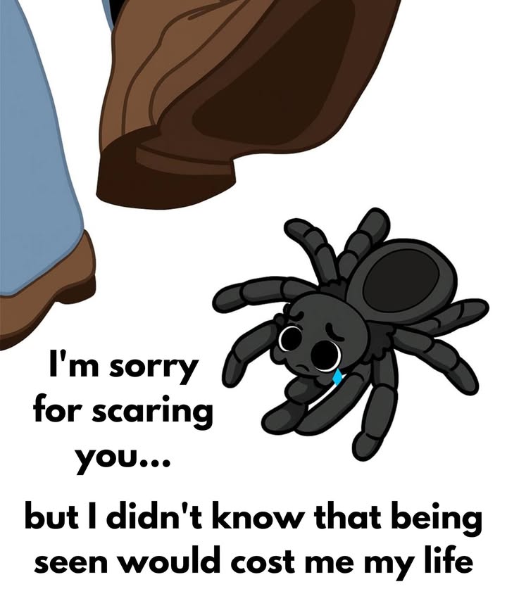 Spiders avoid humans and are not dangerous in most cases. 

If you see one indoors, calmly relocate it instead of killing it.

Theyre not here to harm youtheyre just trying to live. Be kind to everyone.