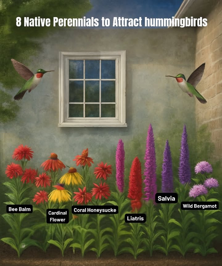 8 Native Perennials to Attract Hummingbirds

If youre looking to enhance your garden and attract vibrant hummingbirds, consider planting these eight native perennials. Not only do they add color and beauty, but they also provide the nectar hummingbirds love.

1. Bee Balm – Known for its aromatic leaves and vibrant flowers, Bee Balm attracts pollinators, including hummingbirds.

2. Cardinal Flower – With its striking red blooms, this plant is a favorite among hummingbirds.

3. Coral Honeysuckle – A twining vine with tubular flowers, perfect for attracting hummingbirds.

4. Liatris – Tall spikes of purple flowers make this perennial a hummingbird magnet.

5. Salvia – Salvias tubular flowers come in various colors and are an excellent food source for hummingbirds.

6. Wild Bergamot – A member of the mint family, its purple flowers are irresistible to hummingbirds.

7. Columbine – A delicate plant with uniquely shaped flowers, perfect for hummingbirds to visit.

8. Trumpet Vine – Its large, trumpet-shaped flowers are designed for hummingbirds to feed on.

Planting these flowers not only supports local wildlife but also adds year-round color to your garden!