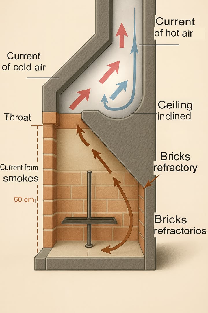 This is how a chimney works.